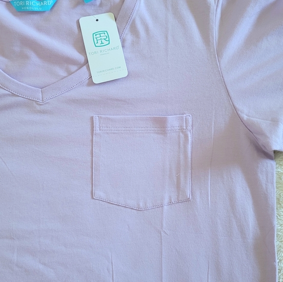 Tori Richard Ashley Top in Lilac💜 - NWT - Picture 5 of 12